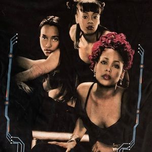 TLC shirt, signed by Rozonda "Chilli" Thomas